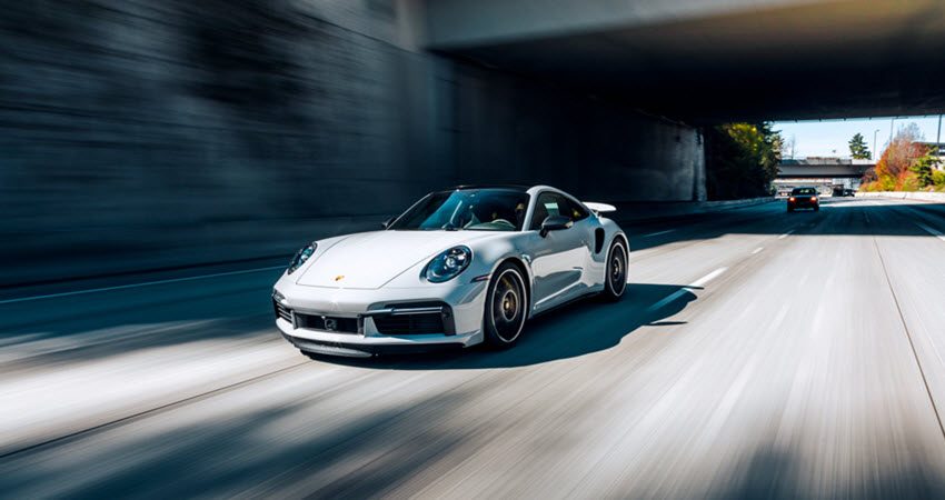 White Porsche 911 Car