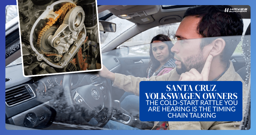Santa Cruz Volkswagen Owners: The Cold-Start Rattle You Are Hearing Is the Timing Chain Talking